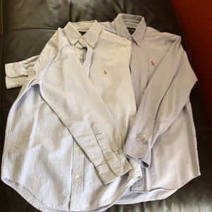 Lot of Two Boys Ralph Lauren Polo Shirts Authentic